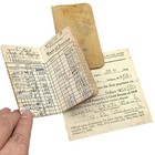 Vintage 1918 Bank Of America Savings Passbook   1928 Gold Bond Receipt