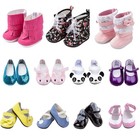 6 Pairs Of Doll Shoes Include Boots Leather Shoes Fits 18 Inch American Girl