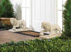 Regal Guard Lion Statue Set Free Shipping