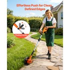 Uimoso Cordless Lawn Edger With 8 8-inch Blade For Precise Trimming