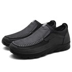 Leather Men Casual Shoes Loafers Moccasins Breathable Slip On Driving Shoes 