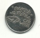 High Grade Au Rock   Roll Car Wash Token-alot Of Luster-dec07
