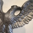 Vintage Cast Metal Eagle Wall Hanging Americana Usa Patriotic 13 25 