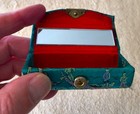 Vintage Lipstick Holder Lot 6 Mirror Cases 3 5 Inch Mixed Pattern