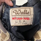 Walls Blizzard-pruf Men s Coveralls Size L Brown Camo Insulated Hunting Vintage