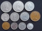 Lot Of 11 Assorted Great Britain Coins 1912-1992