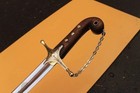Handmade Turkish Ottoman Kilij Sword 38  Curved Islamic Saber With Chain Handle