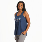 Nwt Women s Life Is Good Americana Hearts Stars Stripes Lightweight Slub Tank