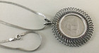 Vintage Norway Olav V 1825-1975 5 Kroner American Immigration Pendant necklace