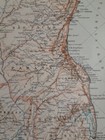 1895 - Southern Brazil - Original Vintage Geography Map - C10-3