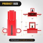 Nilight Forklift Trailer Hitch Attachment 2in Receiver