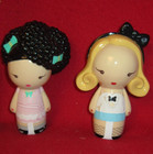 Harajuku Lovers Stefani Perfume Bottle Doll Toppers - Lot Of 4