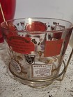 Vintage Mcm 1950   s Jennette Glass Ice Bucket   Caddy-drink Recipe Graphics