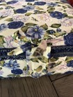 Vintage Flowered Sewing Basket Beautiful 