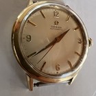Vintage 1960 s Omega Automatic W  Clean White Dial 10k Gf Bezel Working