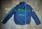 Vintage 1980s Ussr Soviet Work Jacket In Original Blue Cotton Fabric