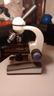 Used Amscope 40x-1000x Beginners Microscope Kit For Kids   Students - Metal