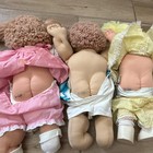Cabbage Patch Kids Lot Of 3 16in Vintage 1980s Soft Body Dolls Signed