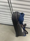 Eddie Bauer Expedition 26 Rolling Duffel Bag Upright Suitcase Travel Blue