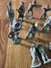 Vintage Barclay Manoil Wwi Metal Toy Soldier Cast Lead Army Figures Lot Of 15