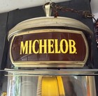 Vintage 1970s Lighted Beer Sign Anheuser Busch Michelob Hanging Rotating Eagle