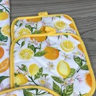 Smart Home Essentials For Living Yellow Lemons 7 Piece Kitchen Gift Set New