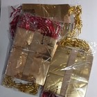 Occasionall Red   Gold Metallic Jewelry Pouches 7 5x3 5x9in 12pcs
