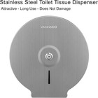 Commercial Jumbo Toilet Paper Dispenser  Wall Mount Stainless Steel 9 Inch Roll