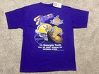 Vintage Nwt 2000 Chik Fil A Peach Bowl Lsu Tigers Georgia Tech T Shirt Adult Xl