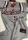 Vintage Rawling Stanford Cardinal Baseball Jersey Size 42  Gray     51 New tag