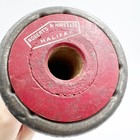 Antique Vintage Primitive Sewing Spool Bobbin Wood Roberts Hirst Halifax