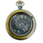 Antique 18 Size Wadsworth Open Face Pocket Watch Case Nickel Coin Edge Usa