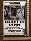 Loretta Lynn Poster 2013 Embassy Theatre Fort Wayne Concert Holly Wms 11x17 