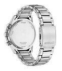 Citizen Men s Sport Casual Chronograph Eco-drive Silver Watch 44 Mm Ca0780-52e