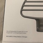 Kitchenaid Pastry Beater With Scraper Ksmpb5 Silver Coated - Read Info Below