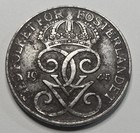 1945 Sweden 5 Five Ore - Iron Coin - Swedish - World - Europe World War Ii Era