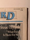 Vintage The Record Music Magazine Newspaper W  Chrissie Hynde  1991 