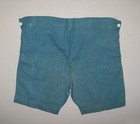 Old Antique Vtg Ca 1920s Little Boys Blue Cotton Short Pants Shorts Very Nice