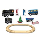 The Polar Express 18pc Wooden Train Set Deluxe Edition Compatible With Brio