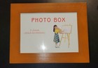 Elegant Wooden Photo Keepsake Box     Holds 100 Photos     7x5