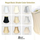   Inc  Bso-704-8eg True Bell Basic Lamp Shade  4 X 8 X 7 25  Eggshell