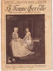Vintage French Magazine La Femme Chez Elle 1900s Embroidery Pattern Sewing