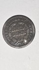 1844 Seated Liberty Half Dime   Holed   207902