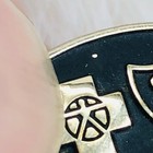 Vtg Blue Cross Blue Shield Black   Gold Bcbs Employee Lapel Pin Tie Tack