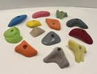 Used Climbing Holds - 13 Pack Of Edges And Pinches - Vintage Holds