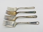 4 Vtg Antique Rogers   Son Aa International Silver Mayfair 6-1 8  Fork Art Deco