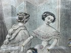 Antique Art Nouveau French Colour Print  le Journal Des Demoiselles  Paris C1878