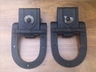Matched Pair Of Antique Big 4  Barn Door Rollers Pat d 1906 W Flat Rate Postage