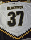 Boston Bruins P  Bergeron Vintage Jersey  Stitched  Size Large Adult  New