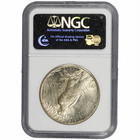 1924s Silver Peace Dollar  1 Ngc Ms 62